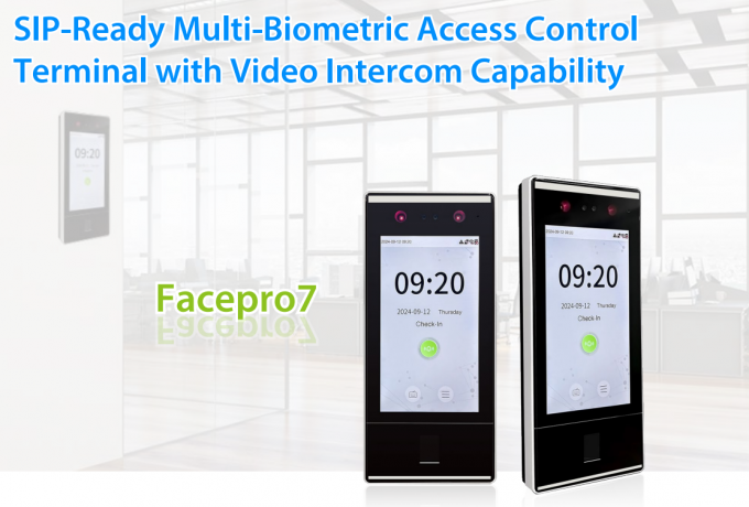 Twarz i odcisk palca oraz karta RFID 0