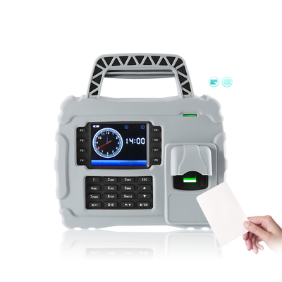 Wodaodporny IP65 Przenośny czytnik kart RFID System rejestracji czasu i odcisków palców
